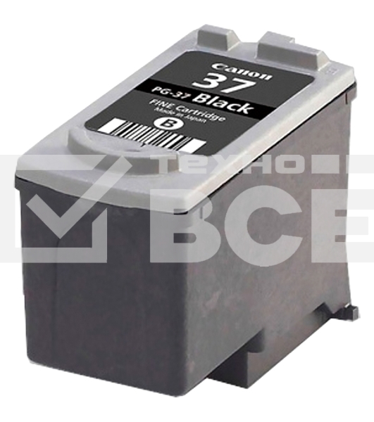 Картридж струйный Canon BJ CRG PG-37 EMB черный (220 стр.) для Canon PIXMA iP2500; MP140; MP190; MP210; MP220; MX300; MX310