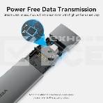 Корпус для SSD Vention USB 3.1 Gen 2-C M.2 NVMe Серый, фото2