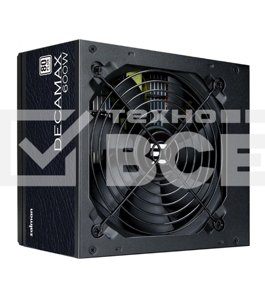 Блок питания Zalman ZM600-LX3, 600Вт, 80 PLUS, 120мм, черный