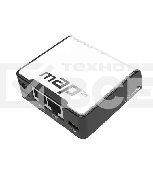 Беспроводной маршрутизатор MikroTik RBmAP2nD 802.11n 300Mbps 2.4 ГГц -1xLAN PoE белый