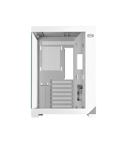 Корпус без блока питания PCCooler C3T700 WH, Midi-Tower, TG, no fans, 1xUSB-A 3.0 + 1xUSB-A 2.0 + 1xUSB-C, ATX, mATX, mITX белый