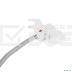 Модуль Rexant Keystone Jack RJ-45(8P8C), UTP неэкранированный, кат.5e, тип 90 градусов, самозажимной, белый, фото4