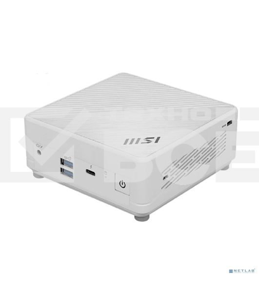 Неттоп MSI Cubi 5 1M-465BRU Core 3 100U (1.2) Graphics CR без ОС 2xGbitEth WiFi BT белый (936-B0A822-465)