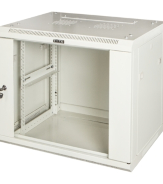 Шкаф коммутационный Lanmaster (TWT-CBWPG-6U-6X4-GY) 6U 600x400 мм пер. дв. стекл 60 кг серый