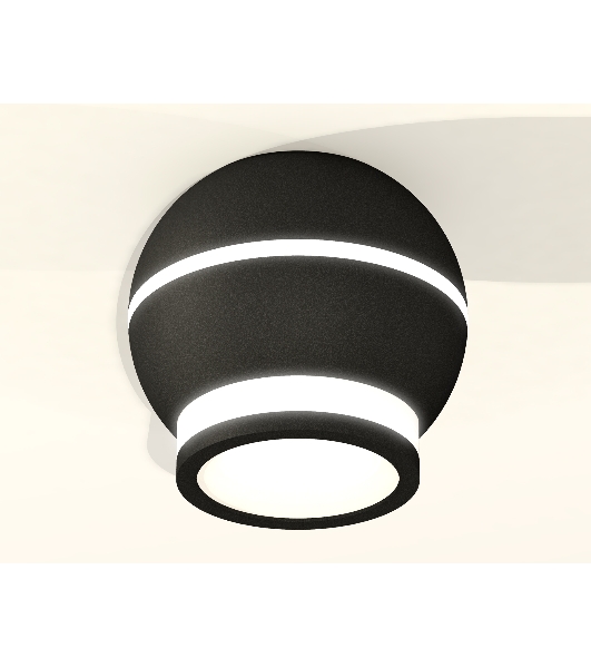 Светильник Ambrella Light XS1102040 SBK/FR черный песок/белый матовый MR16 GU5.3 LED 3W 4200K (C1102, N7121)