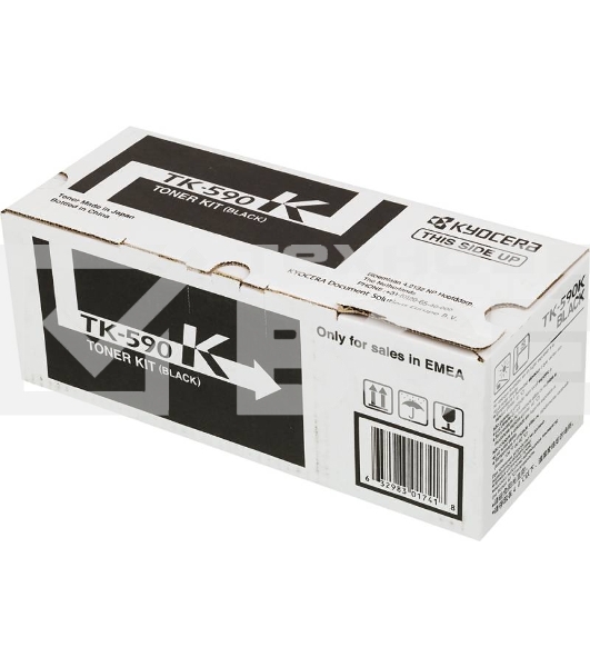 Картридж лазерный Kyocera TK-590K (1T02KV0NL0) черный для FS-C2026MFP/C2126MFP/C2526MFP/C2626MFP/C5250DN, P6026CDN/P6526CDN 7000 стр.