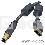 Кабель Defender USB04-10 PROКабель USB 2.0 для соед. 3.0м AM/BM, зол.конт, 2фер.фил., фото2