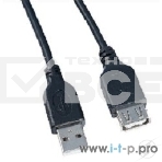 Кабель PERFEO Кабель USB2.0 A вилка - А розетка, 1,8 м (U4503), фото 1