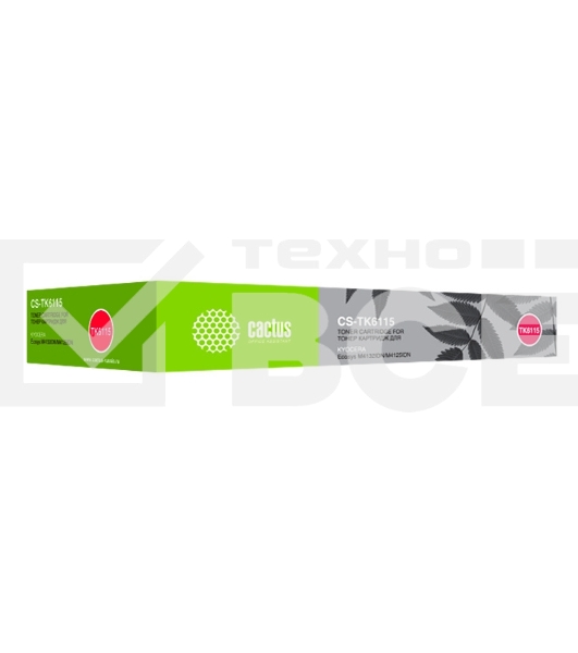 Картридж лазерный Cactus CS-TK6115 черный (15000 стр.) для Kyocera Ecosys M4125idn/M4132idn