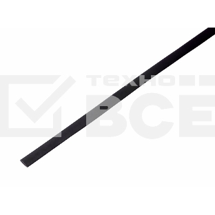 Трубка  Rexant 20-5006 5.0 / 2.5 мм 1м термоусадка черная  (уп. 50 м)