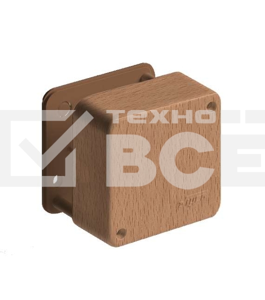Коробка распр. ОП 79х79х32 бук (светл. основа) IP40 Рувинил 65004-38М