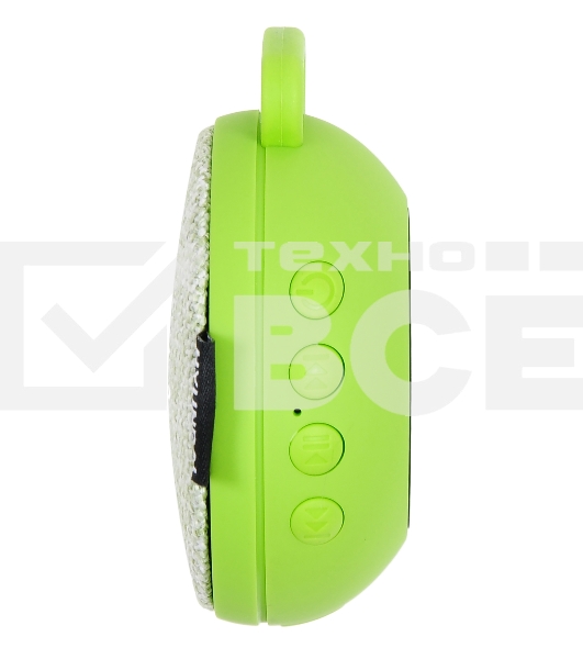 Колонка портативная Hyundai H-PAC130 светло-зеленый 3W 1.0 BT/3.5Jack/USB 10м 300mAh