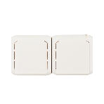 Розетка Legrand 2-м ОП Quteo 16А с защитной крышкой, защитные шторки, с заземлением IP44 белая Leg 782323, фото6