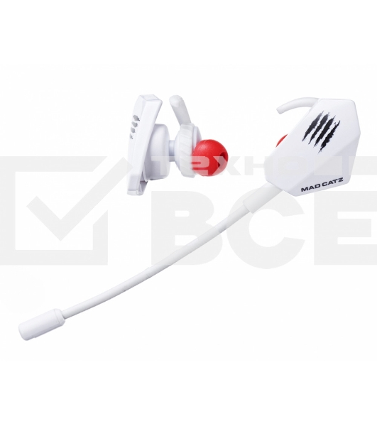 Игровые мобильные наушники белые Mad Catz E.S. PRO+ (3.5 мм jack, 13.5 мм неодимовые магниты, 32 Ом, 20 ~ 20000 Гц, микрофон)