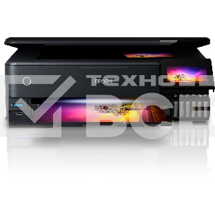 МФУ струйный Epson L8180 (C11CJ21403/C11CJ21402) A3 Duplex Net WiFi USB RJ-45 черный