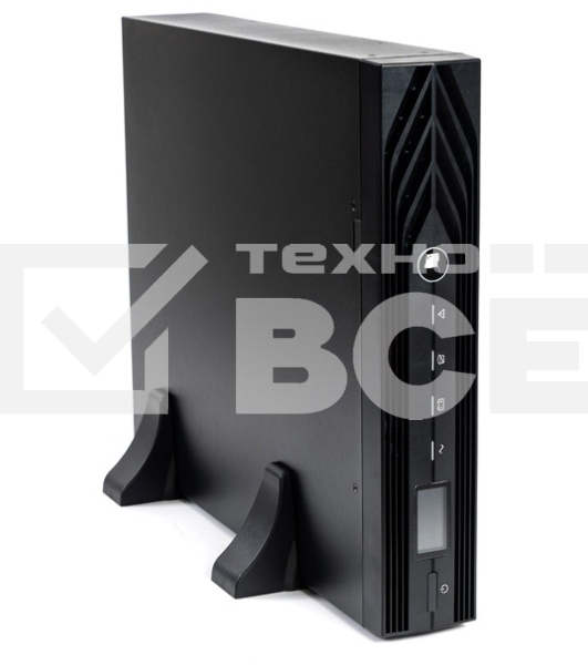 Источник бесперебойного питания SKAT-UPS 1000 RACK + 2x9Ah UPS 900 W, On-Line, sine, built-in rechargeable batteries 2 pcs x 9Ah