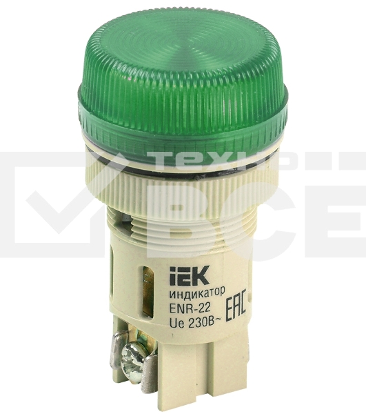 Арматура светосигнальная ENR-22 зел. ИЭК BLS40-ENR-K06