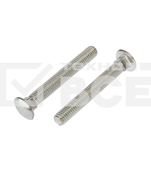 Болт мебельный KRANZ DIN 603, 8х60,  пакет (4шт.)