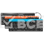 Клавиатура A4Tech Fstyler FBK25 беспроводная, USB, Bluetooth/Радиоканал, черный/серый, фото14