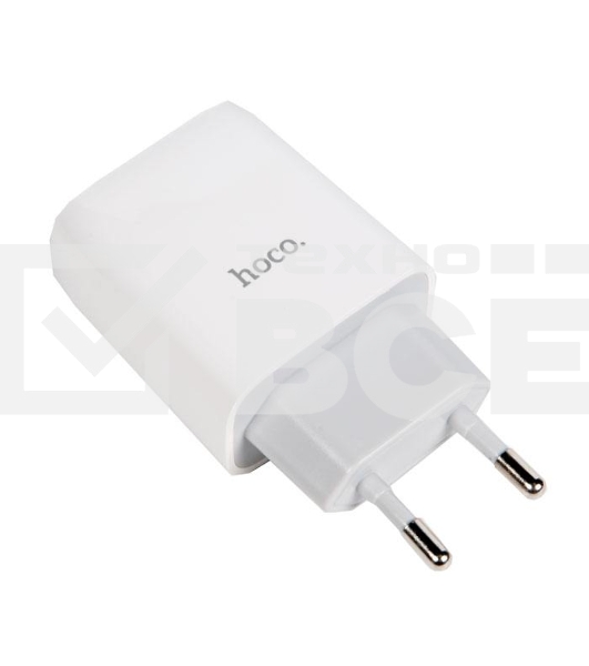 Сетевое зарядное устройство 1 USB/HOCO HC-12899 C72A/Выход: 10.5W/белый