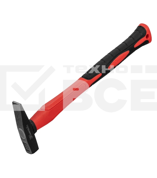 Молоток слесарный Matrix ''optimal'', 100 г, фибергласовая обрезиненная рукоятка, квадратный боек