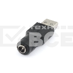 Переходник 5,5х2,5 на USB Type A папа, фото 1