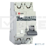 Выключатель автоматический дифференциального тока EKF DA32-25-30-pro АД-32 1P+N 25А/30мА (хар. C, AC, электронный, защита 270В) 4,5кА EKF PROxima, фото2