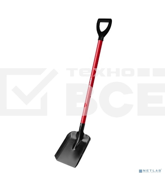 Лопата ЗУБР 'МАСТЕР' совковая, ЛСП, стальной черенок, с рукояткой, 39524