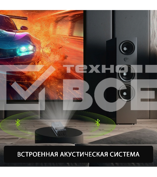 Проектор Cactus CS-PRU.03B.WUXGA-A DLP 6500Lm (1920x1080) 2000:1 ресурс лампы:30000часов 1xUSB typeA 1xHDMI 1.5кг
