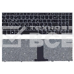 Клавиатура для ноутбука Lenovo IdeaPad B5400 M5400 черная с серебристой рамкой, фото2
