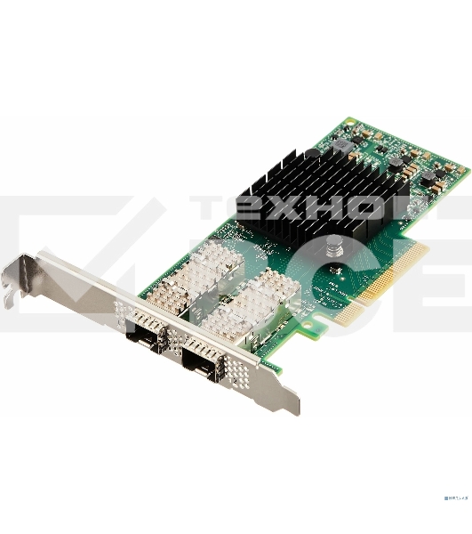 Сетевая карта ConnectX-4 Lx EN network interface card, 25GbE dual-port SFP28, PCIe3.0 x8, tall bracket, UEFI Enabled, ROHS R6