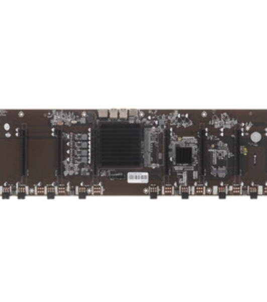 Материнская плата с процессором AFOX AFHM65-ETH8EX, Intel Celeron 847, Intel HM65, 1xDDR3L, 1xSATA, 1xmini-SATA, 8xPCIe 2.0 x16, 1xHDMI, 1x 100Mb LAN, 4xUSB 2.0, проприетарный