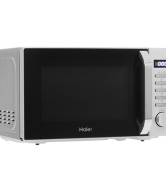 Микроволновая печь Haier HMB-DG208SA серебристый, 20 л, 800 Вт, переключатели - кнопки, поворотный механизм