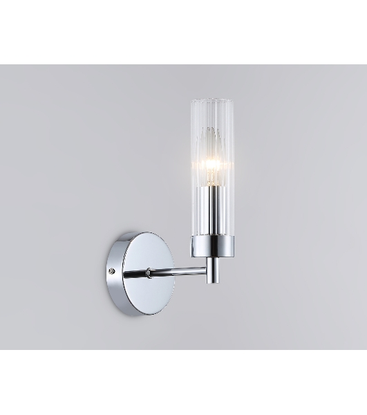 Настенный светильник Ambrella light LH55154 CH/CL хром/прозрачный E14 max 40W 155*100*245