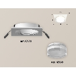 Комплект встраиваемого светильника Ambrella light XC7631043 SWH/FR/CL белый песок/белый матовый/прозрачный MR16 GU5.3 (C7631, N7160), фото 1