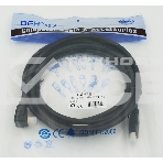 Кабель HDMI 3м, 19pin to 19pin, 1 угловой разъем, черный, фото 1