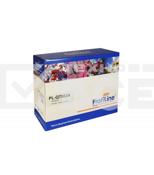 Картридж лазерный PL-Q7563A для принтеров HP Color LaserJet 2700/3000/3000N/3000DN/3000DTN Magenta 3000 копий ProfiLine