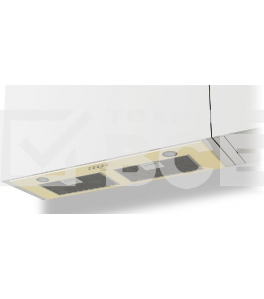 Вытяжка встраиваемая LEX GS Bloc P 900 слоновая кость управление: кнопочное (1 мотор)