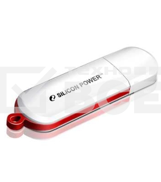 Флеш диск Silicon Power 16Gb LuxMini 320 SP016GBUF2320V1W USB2.0 белый