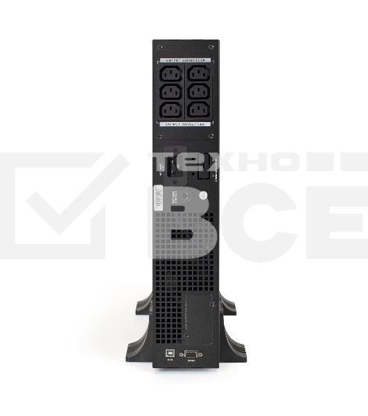 Источник бесперебойного питания On-line ExeGate EP285647RUS PowerExpert ULS-2000.LCD.AVR.C13.USB.RS232.SNMP.2U <2000VA/2000W, On-Line, PF=1, LCD, 6*IEC-C13, RS232, USB, SNMP-slot, Rackmount 2U/Tower, Black>