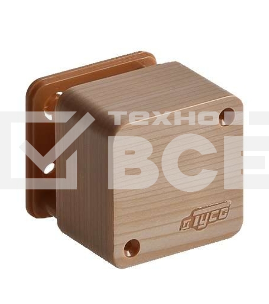 Коробка распр. ОП 55х55х32 сосна (светл. основа) IP40 Рувинил 65002-27М