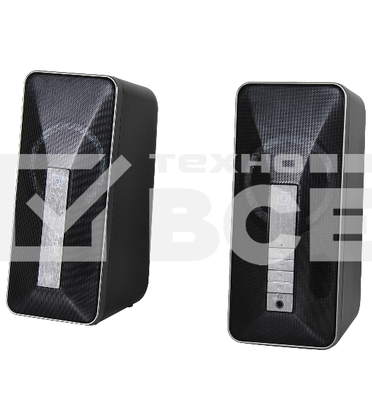 Колонки Oklick OK-130 2.0 черный BT портативные