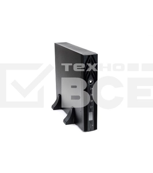 Источник бесперебойного питания SKAT-UPS 1000 RACK + 2x9Ah UPS 900 W, On-Line, sine, built-in rechargeable batteries 2 pcs x 9Ah