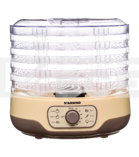 Сушка для фруктов и овощей Starwind SFD2520 5под. 250Вт белый