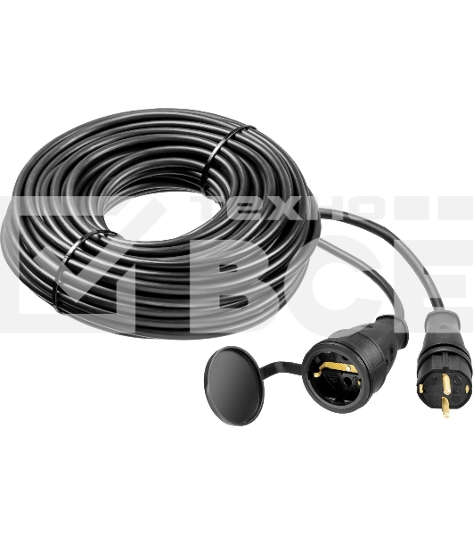 Удлинитель-шнур RC 315, 30 м, 3700 Вт, 1 гнездо, IP44, КГ 3х1,5 мм2, STAYER