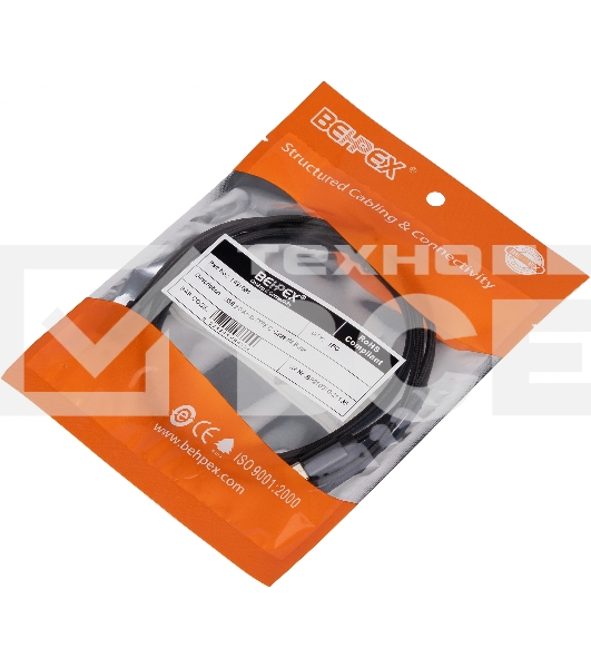 Кабель USB (m)-USB Type-C (m) 1м черный