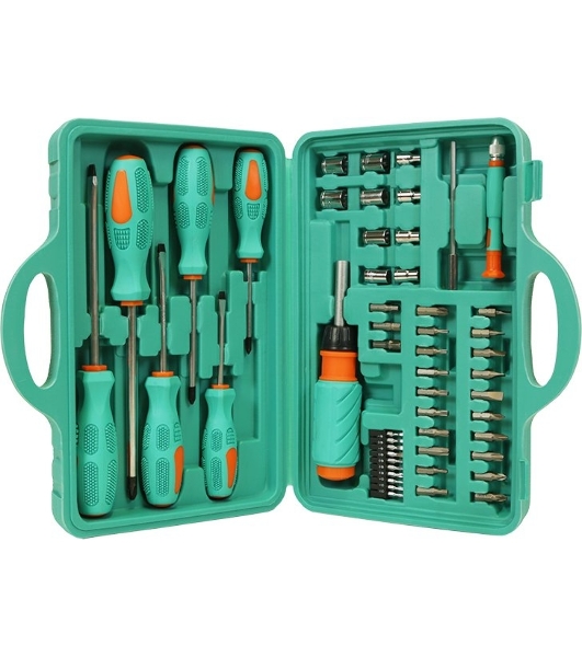 Набор отверток Sturm! 1040-02-SS12, 51 ПРЕДМЕТ, ПЛАСТИКОВЫЙ КЕЙС