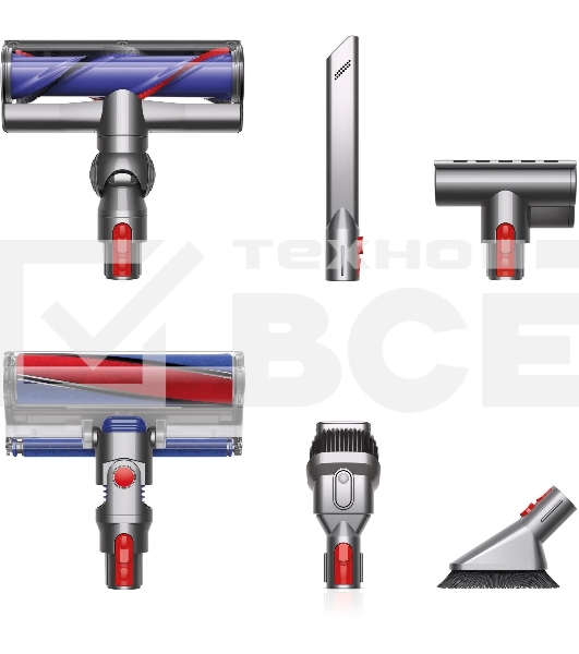Пылесос-электровеник Dyson Cyclone V10 Absolute (SV12) 525Вт серебристый/медный