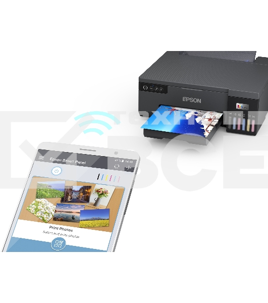 Принтер струйный Epson L8050 (C11CK37405/C11CK37402/C11CK37504/C11CK37507/C11CK37506), A4, цветное, печ. до 8 стр/мин., 1440 x 5760 dpi, USB, Wi-Fi