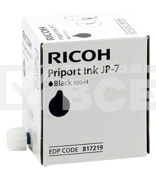Краска Ricoh Priport JP-750 Inc (JP-7/CPI-10) 500 мл черный